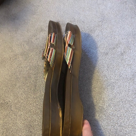 Dr. Scholl's Multicolor Striped Sandals - Picture 3 of 7